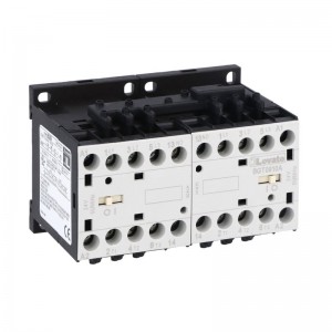 LOVATO Electric - Reversing contactor assembly, AC coil, built-in interlock with power wiring only, 9A AC3 in AC, 4kW. Coil voltage 230VAC 50/60Hz, 11BGT0910A230